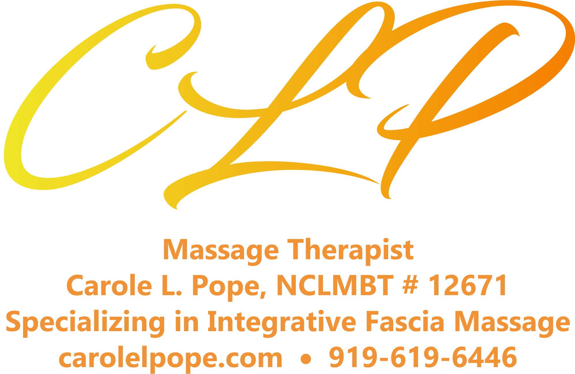 Licensed Massage and Bodywork Therapist # 12671